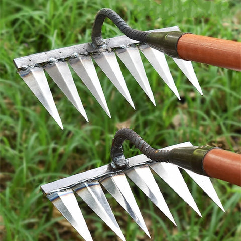 TuinGrijp Carbon Steel Weeding Rake for Garden Maintenance | Stornfield
