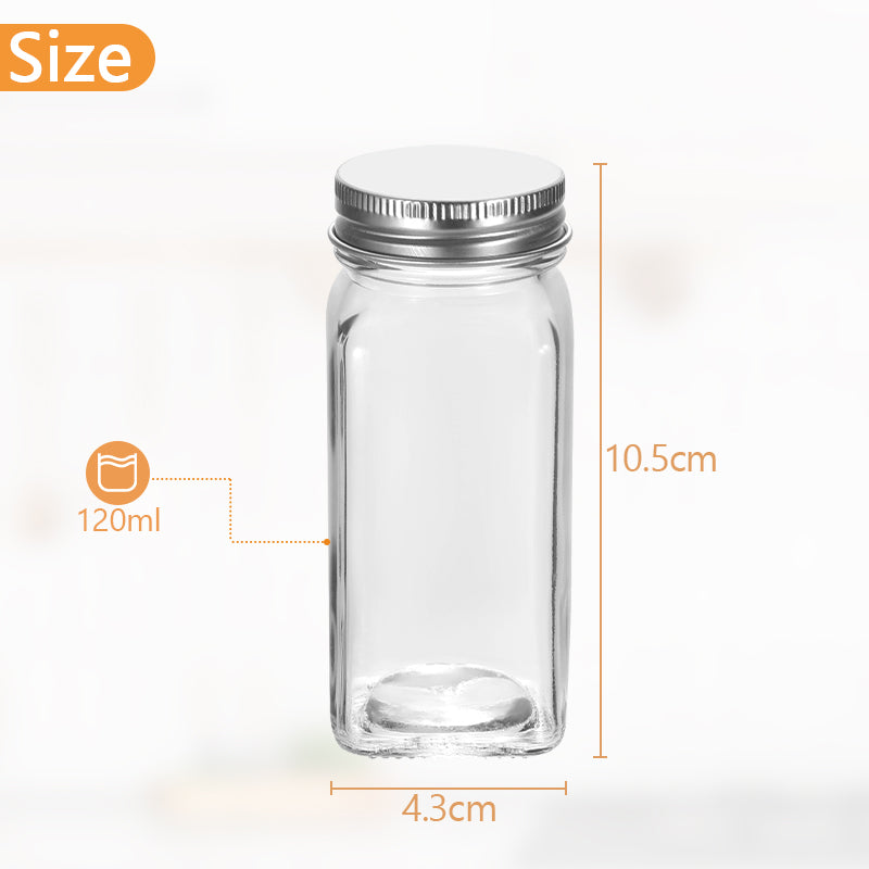 Flip Top Spice Bottle Spice Container 12 Pieces | Stornfield