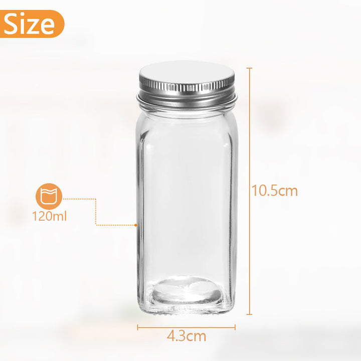 Flip Top Spice Bottle Spice Container 12 Pieces | Stornfield
