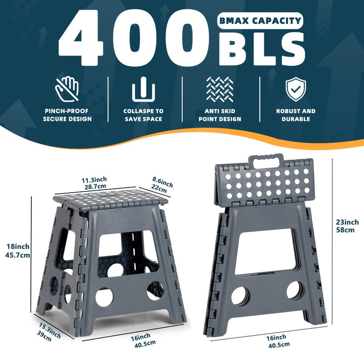 Foldable step stool up to 180 kg | Stornfield