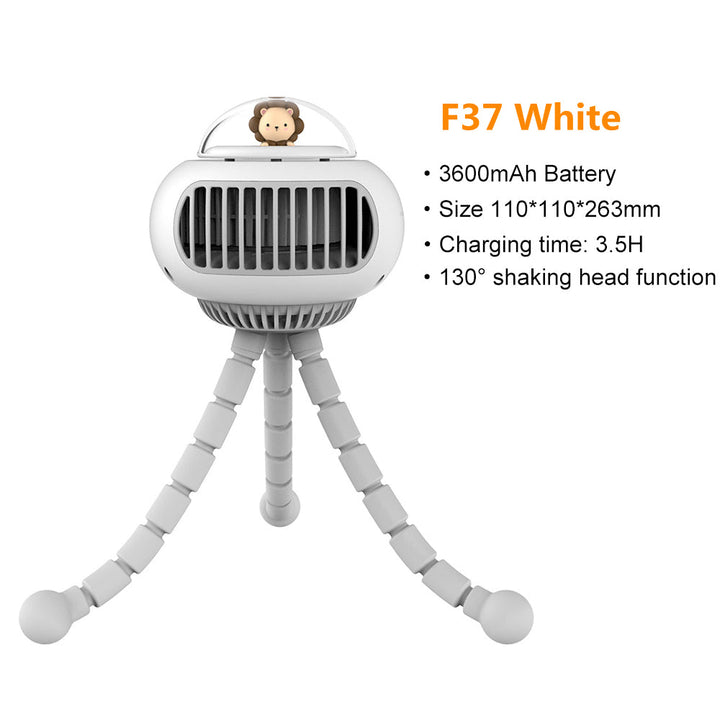 Lovely Cartoon Portable Safe Stroller Fan | Stornfield