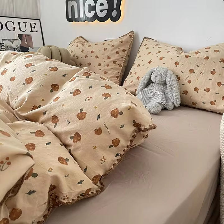 Stornfield | Mushroom Bedding Set