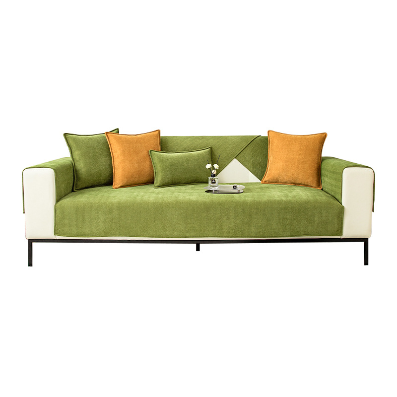Herringbone Chenille Fabric Furniture Protector Sofa Cover | Stornfield