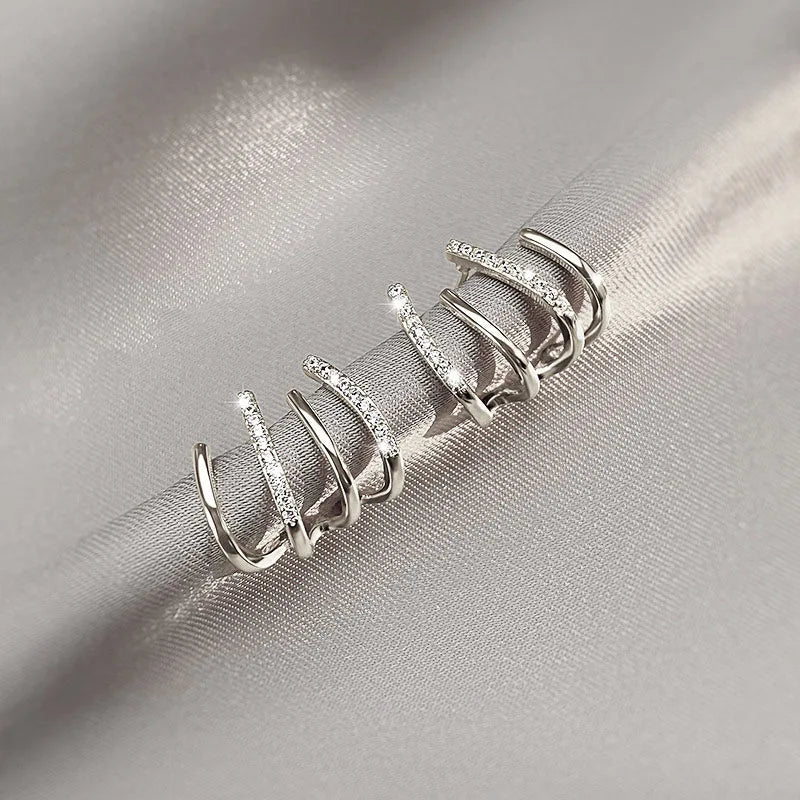Stornfield | Women’s Twist Earrings | Lightweight Statement Jewelry | Hypoallergenic Finish