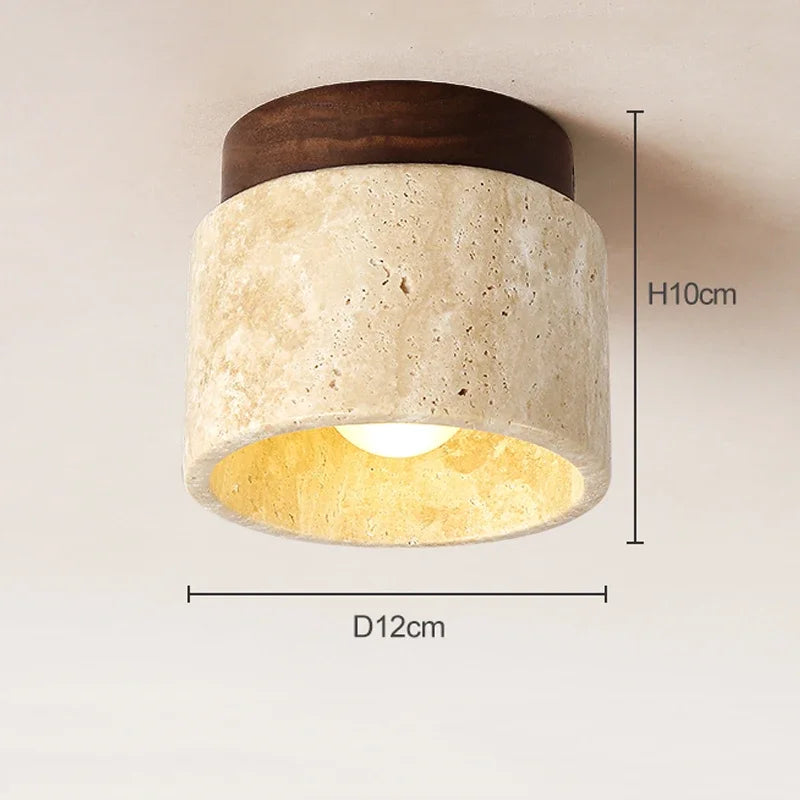 Japanese Creative Cream Style Ceiling Lamp | Stornfield