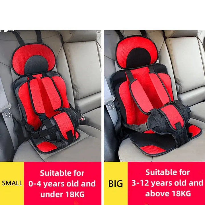 Stornfield | Portable Child Travel Car Seat | Foldable Safety Booster with 5-Point Harness | Ages 0–12 Years