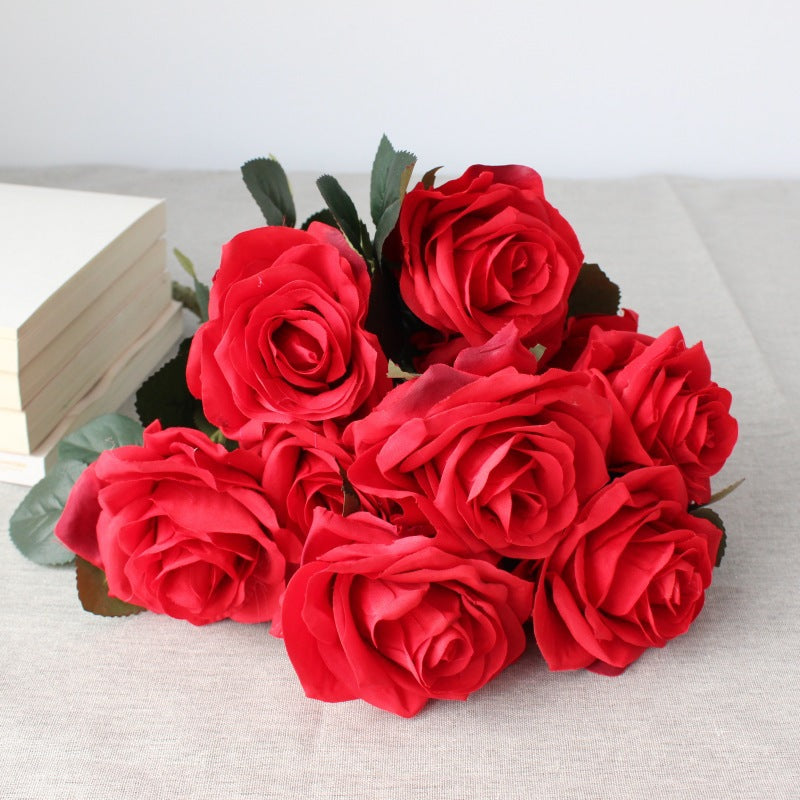 Premium Lifesize Artificial Rose Bouquet