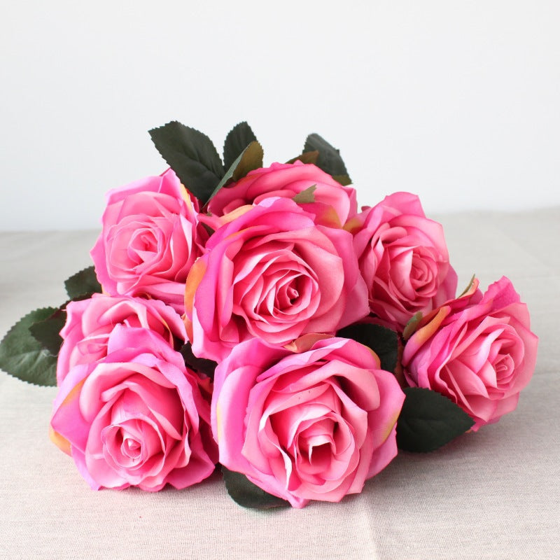Premium Lifesize Artificial Rose Bouquet