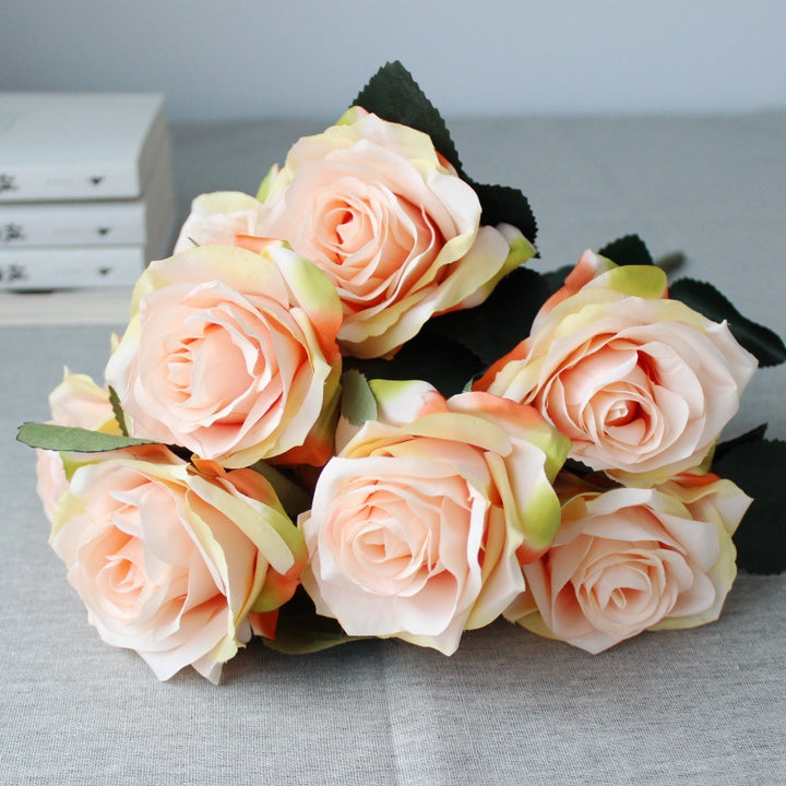 Premium Lifesize Artificial Rose Bouquet
