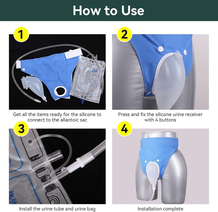 Stornfield | Medical grade portable reusable urine drainage bag