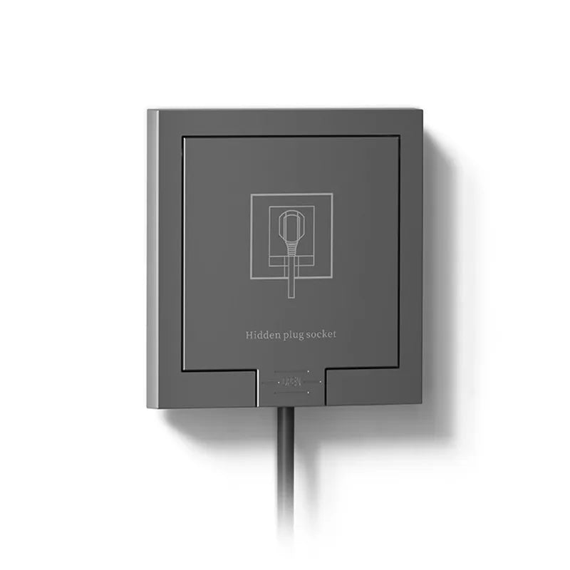 EU Hidden Socket with five holes, integrated household wall socket, five hole panel | Stornfield