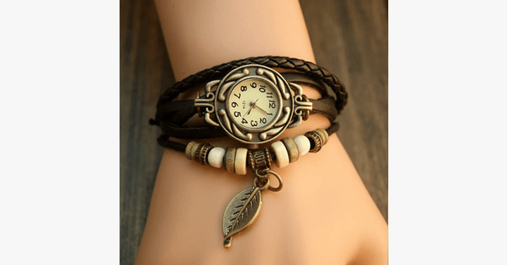 Stornfield | The Boho-Chic Leaf Vintage Watch