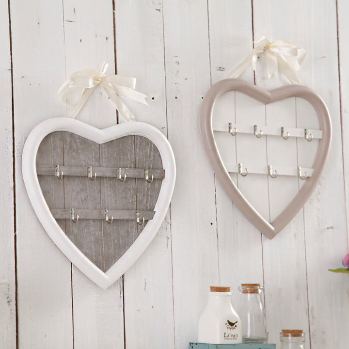 Heart-shaped Decorative Keychain Rack
