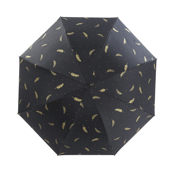 Ladies Automatic Folding Umbrella with Elegant Spring Design Stornfield