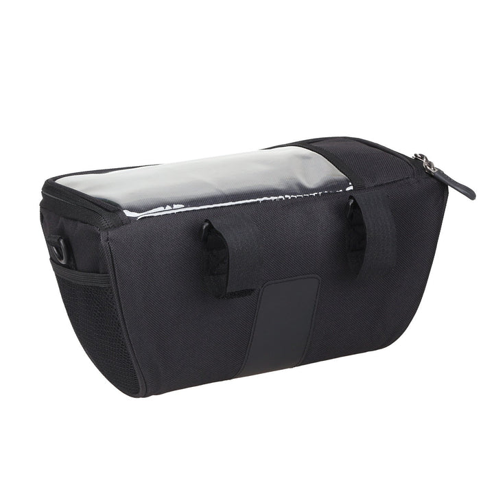 compact bike top tube storage bag with padded phone pocket and water-resistant fabric Stornfield
