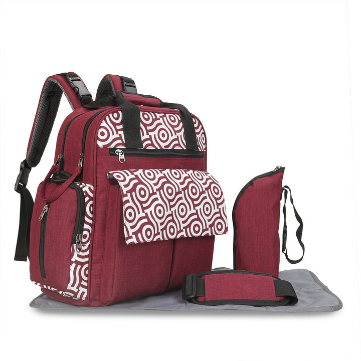 Multifunctional Diaper Bag with Insulated Compartments Stornfield