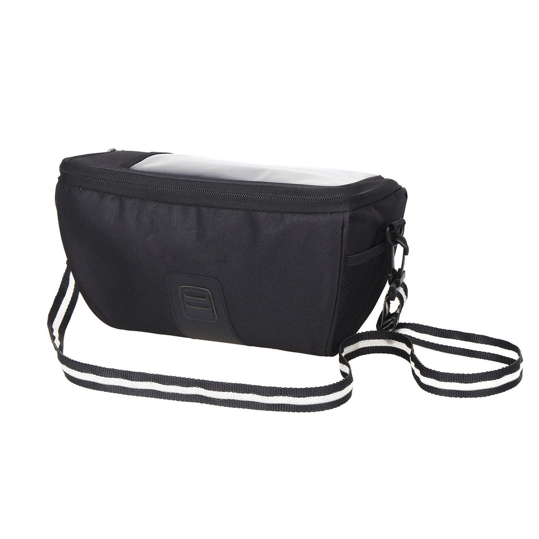 compact bike top tube storage bag with padded phone pocket and water-resistant fabric Stornfield