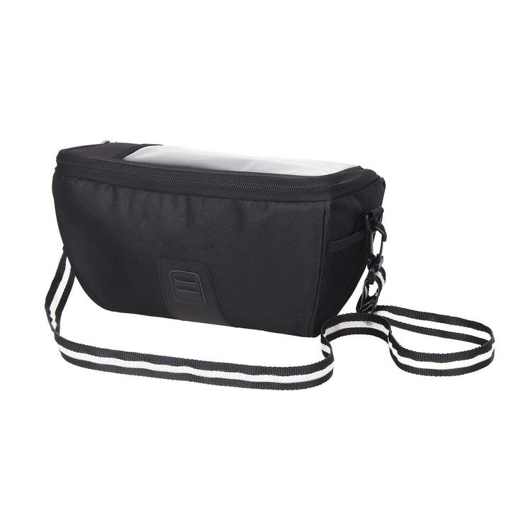 compact bike top tube storage bag with padded phone pocket and water-resistant fabric Stornfield