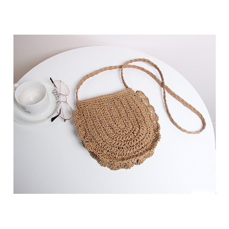 Handcrafted shoulder bag with perforated design Stornfield