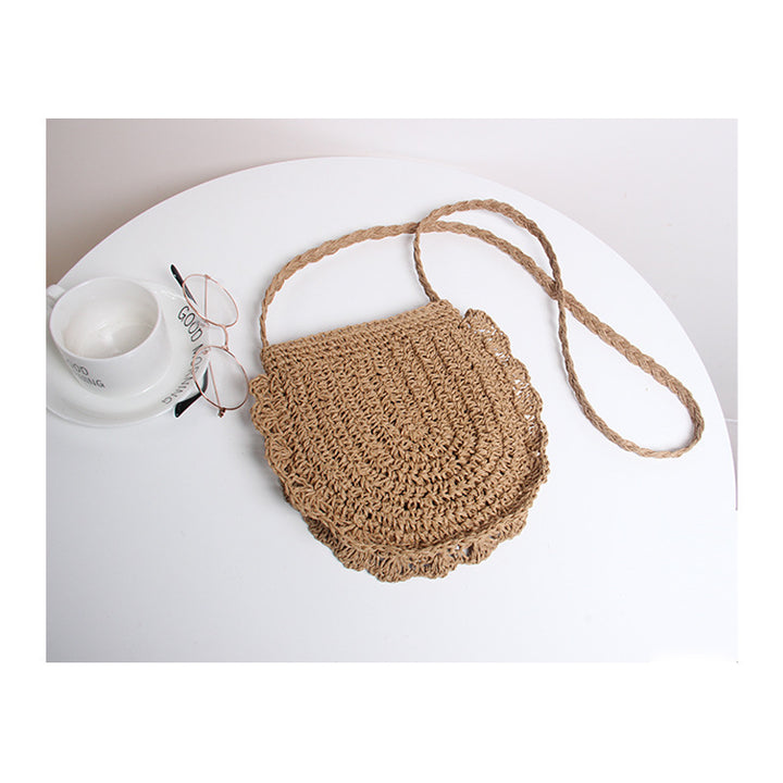 Handcrafted shoulder bag with perforated design Stornfield