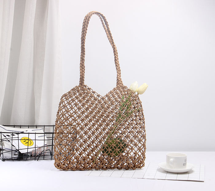 Structured Rattan Tote Bag Stornfield