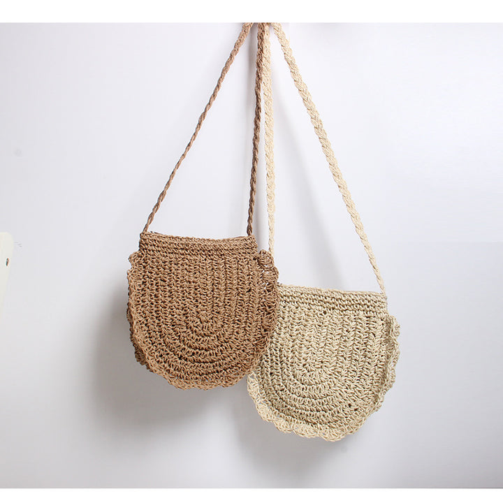 Handcrafted shoulder bag with perforated design Stornfield
