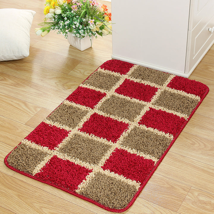 Floral Patterned Area Mat for Home