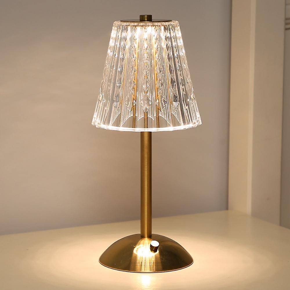 Stornfield | – Gilded Crystal Table Lamp