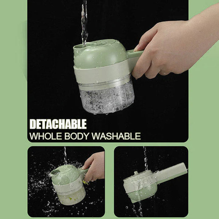 4 In 1 Handheld Electric Vegetable Cutter Set | Stornfield