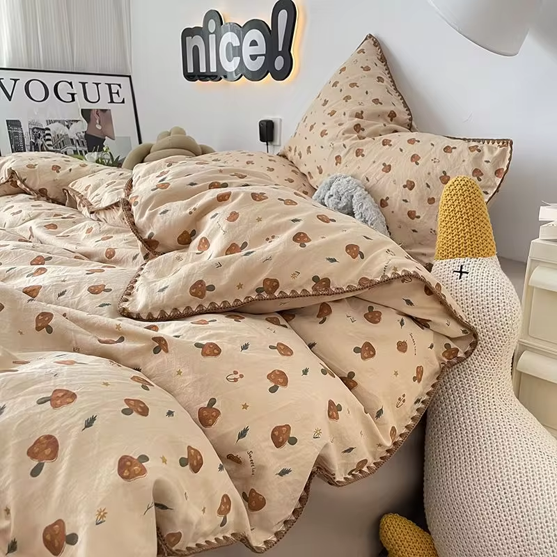 Stornfield | Mushroom Bedding Set
