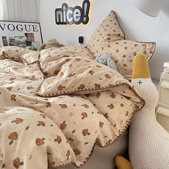 Stornfield | Mushroom Bedding Set