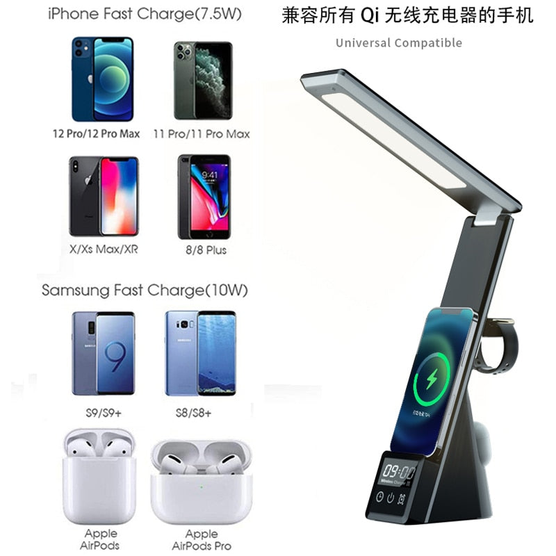 Stornfield | Desk lamp with wireless charger