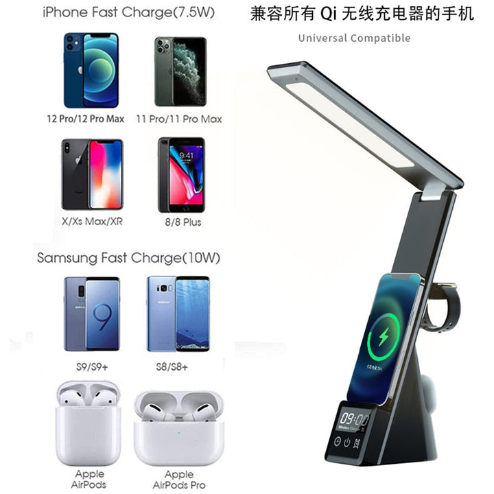 Stornfield | Desk lamp with wireless charger