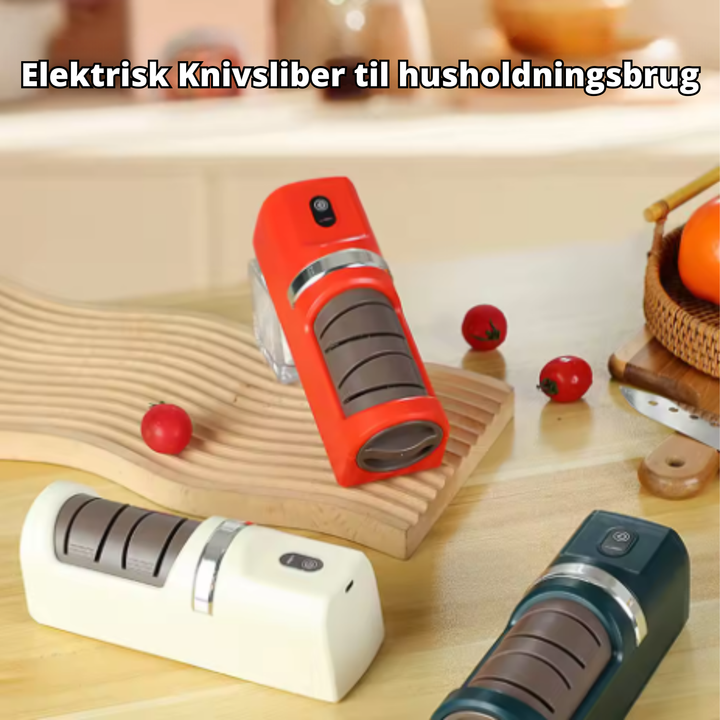 Electric knife sharpener with battery 1200mAh | Stornfield