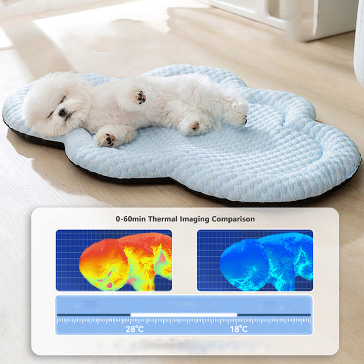 Cloud-Shaped Cooling Pet Mat for Small to Medium Dogs | Stornfield