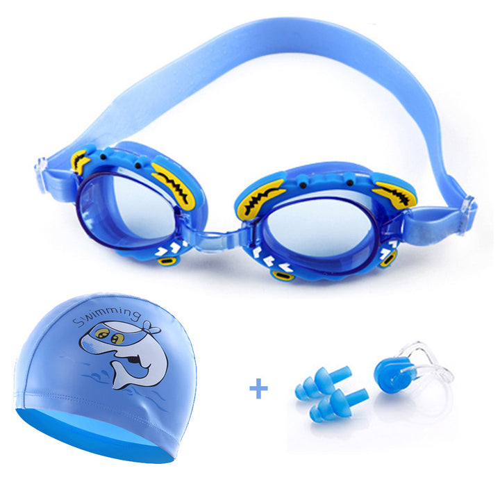 Swimming goggles with comfortable nose closure and sturdy earplugs Stornfield