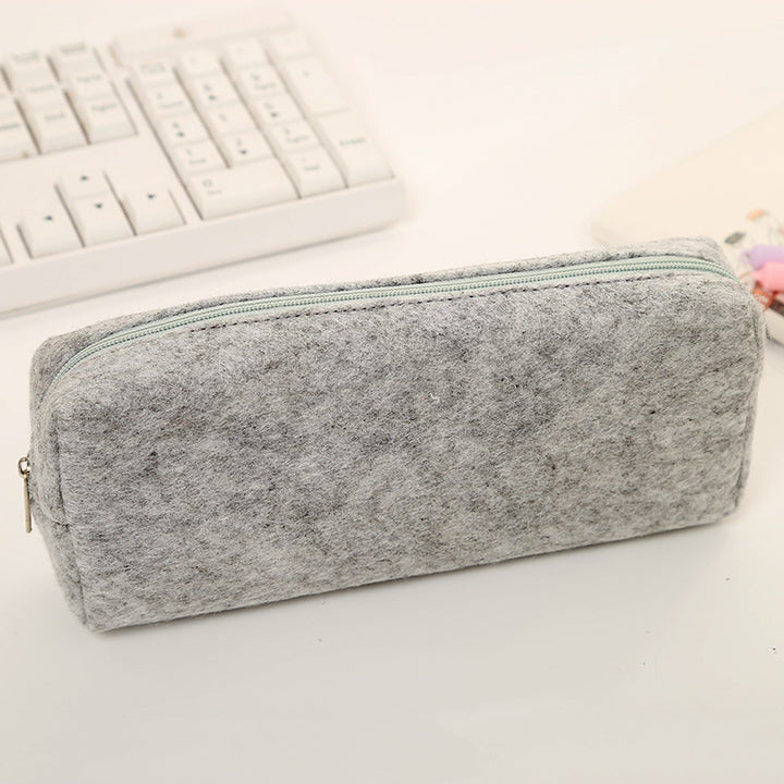 Premium Felt Zippered Pencil Case