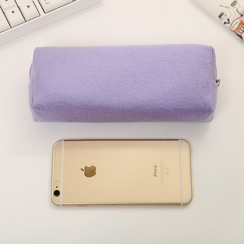 Premium Felt Zippered Pencil Case