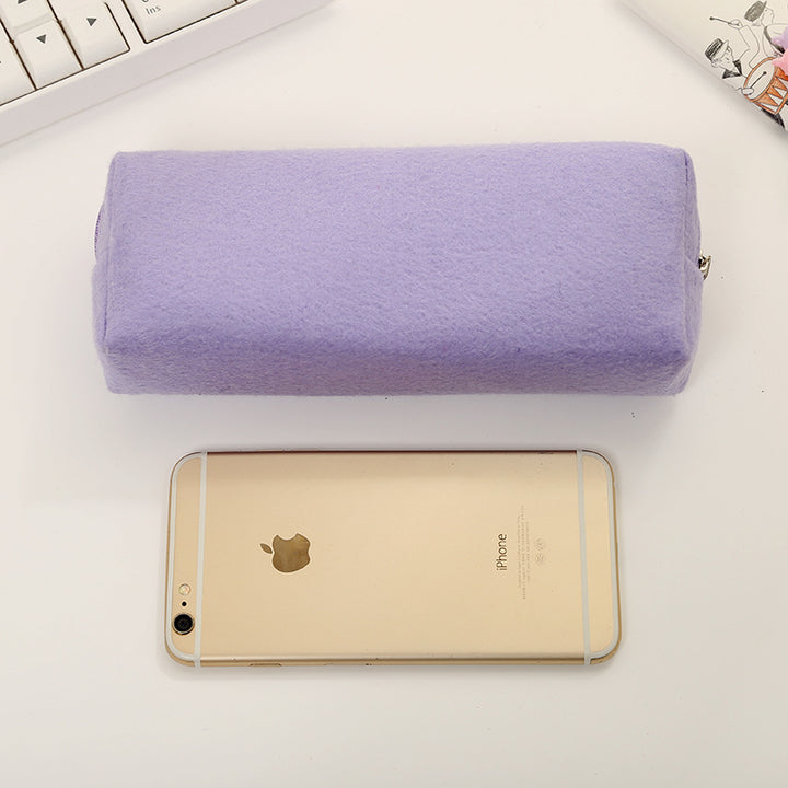 Premium Felt Zippered Pencil Case
