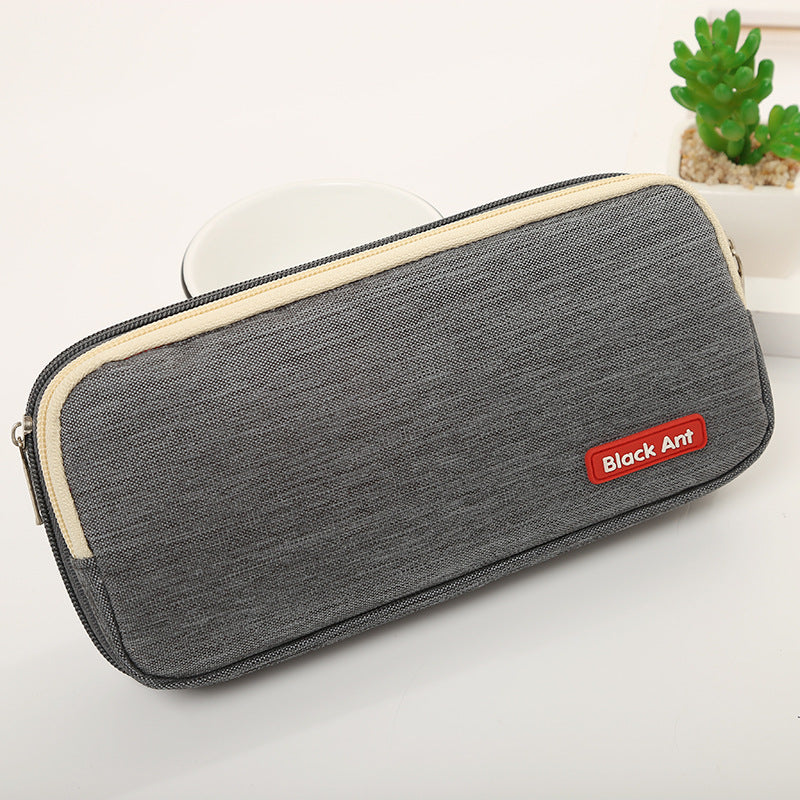 Premium Denim Zippered Pencil Case