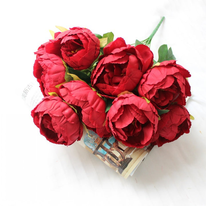 Artificial Peony Bouquet