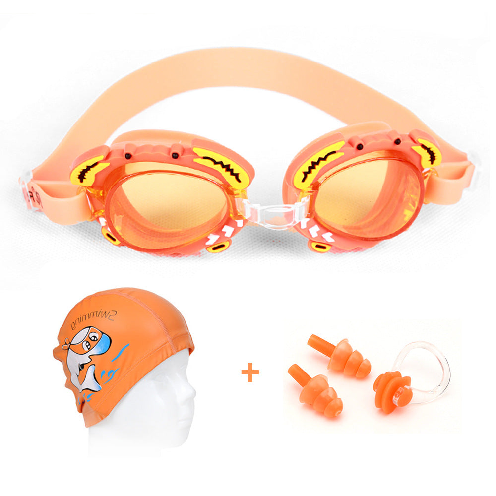 Swimming goggles with comfortable nose closure and sturdy earplugs Stornfield