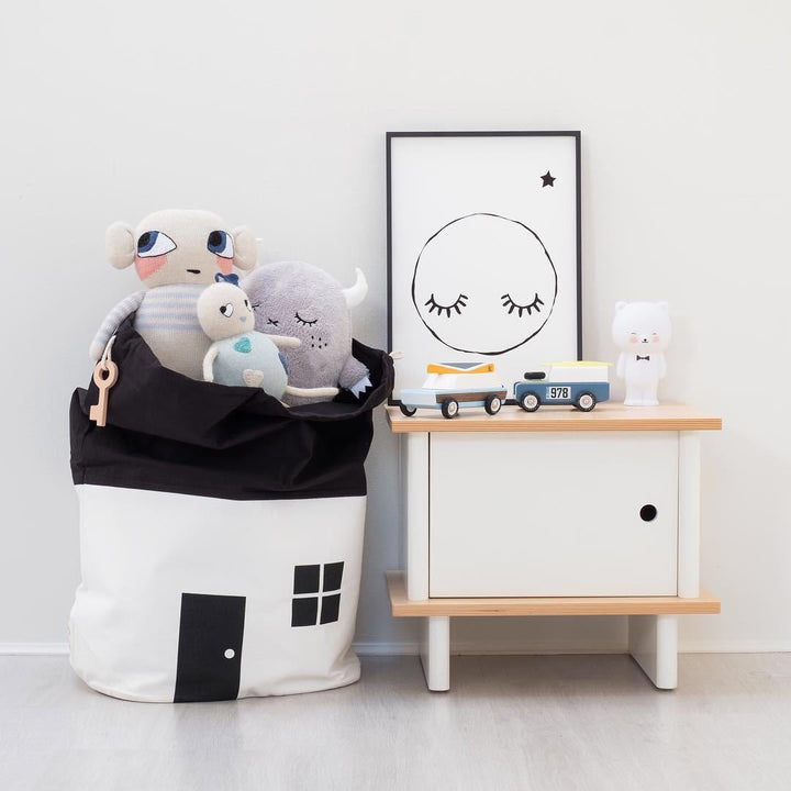 Toy Storage Bag with Drawstring Closure and Fun Design Stornfield