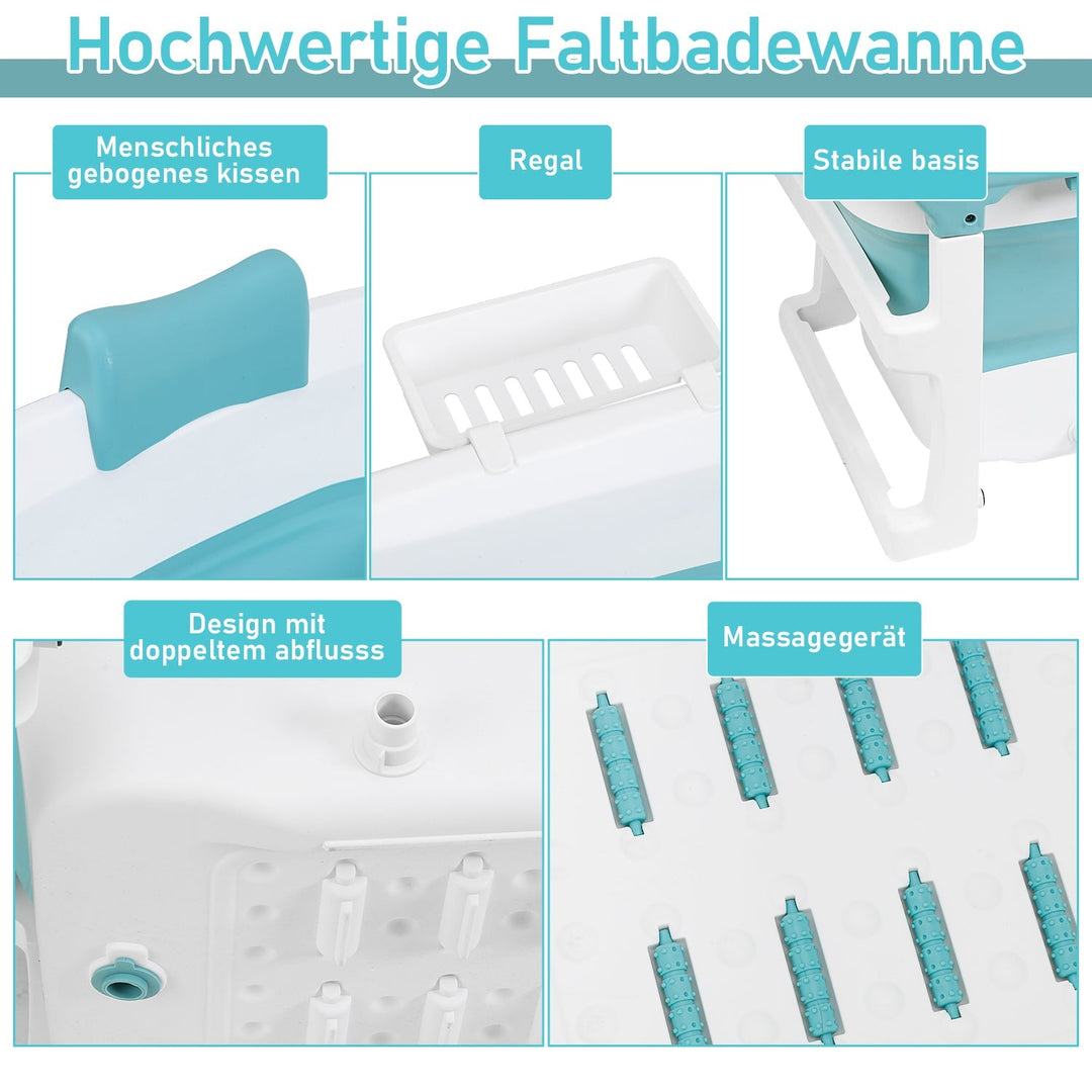 Foldable Bathtub with Cover | Stornfield