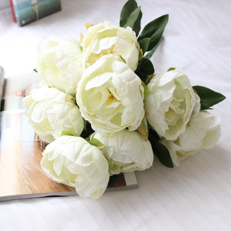 Artificial Peony Bouquet