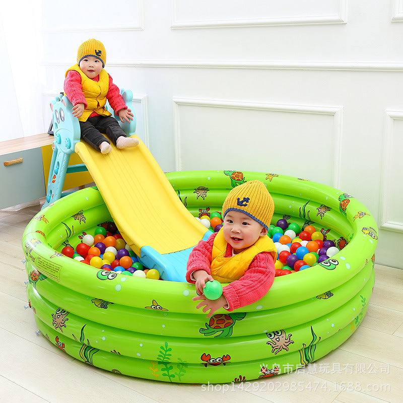 Women Inflatable Kiddie Pool with Maritime Design Stornfield