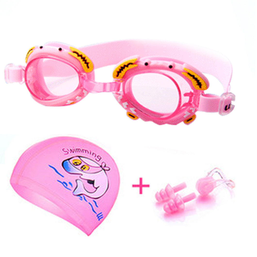 Swimming goggles with comfortable nose closure and sturdy earplugs Stornfield