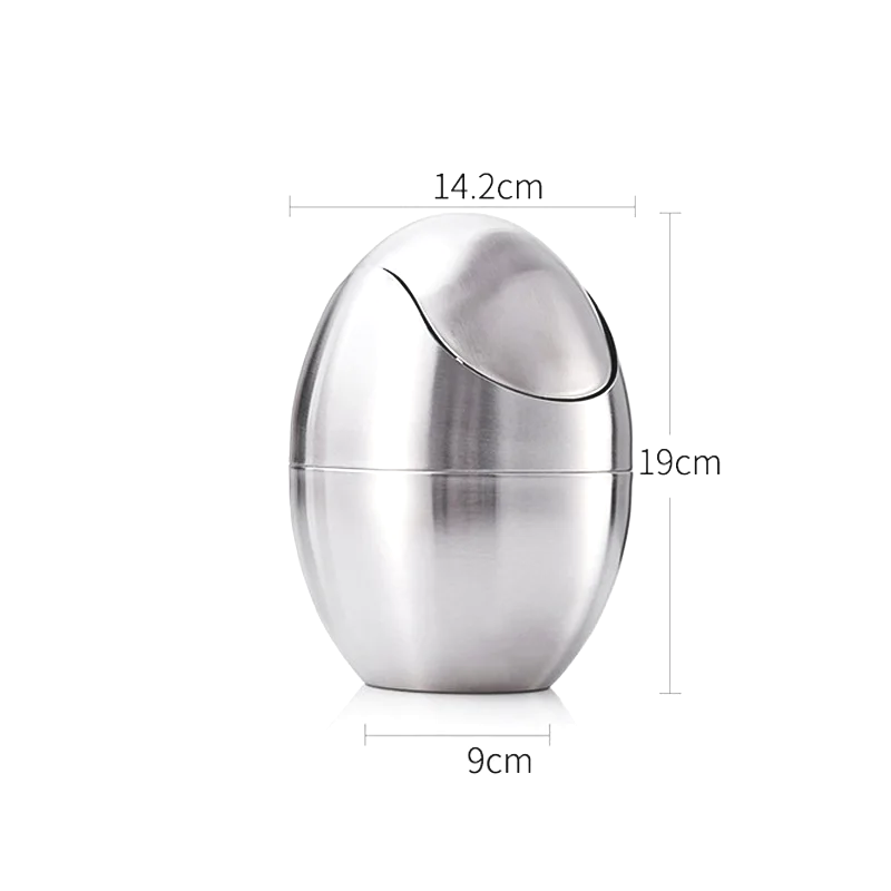 LuxBin Mini Trash Can made of Stornfield Stainless Steel