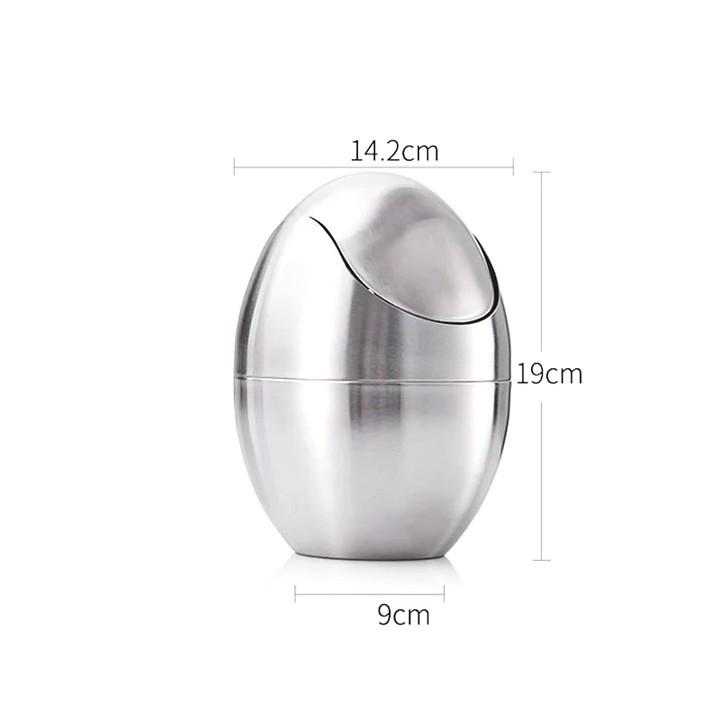 LuxBin Mini Trash Can made of Stornfield Stainless Steel