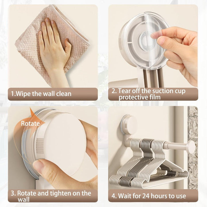 Stornfield Telescopic Suction Hanger Organizer